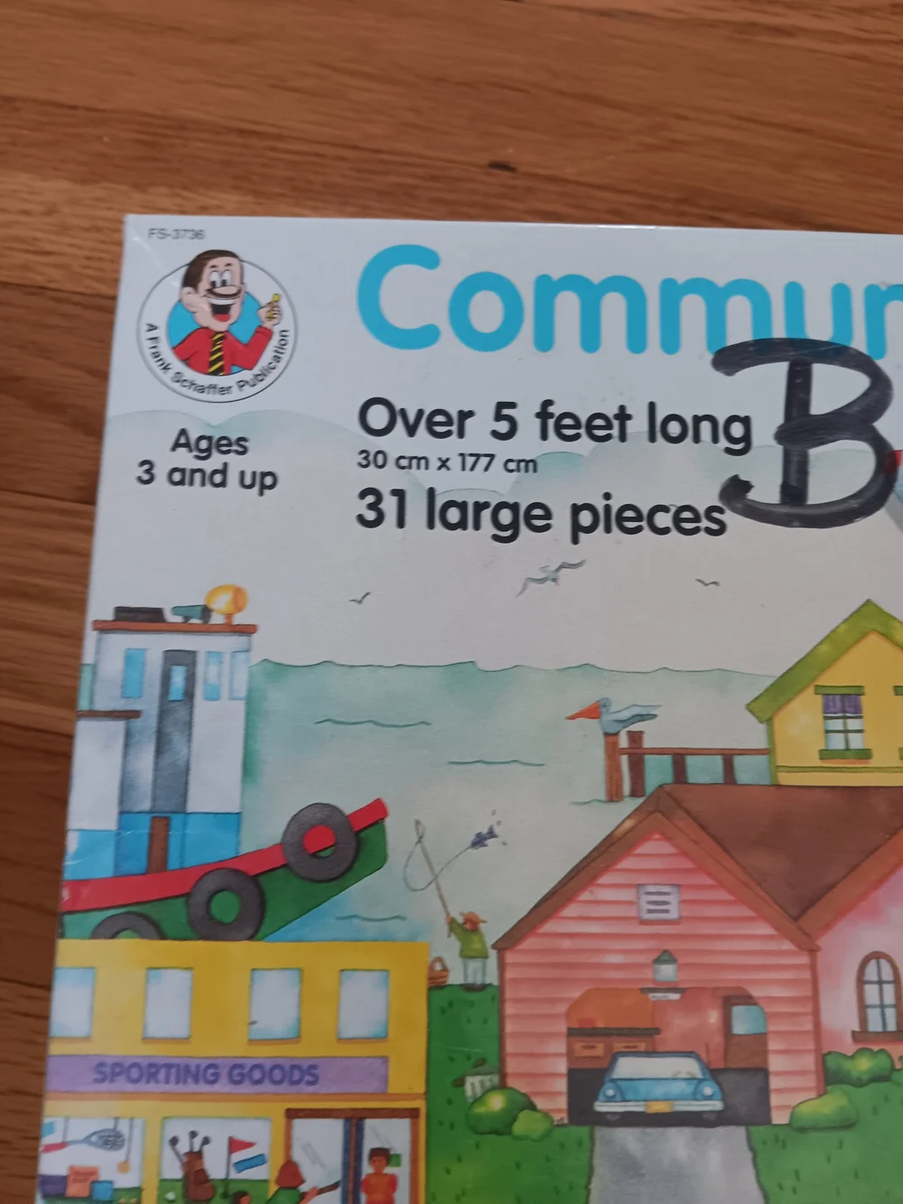 Community City Floor Puzzle  - Colorful Kids Toy